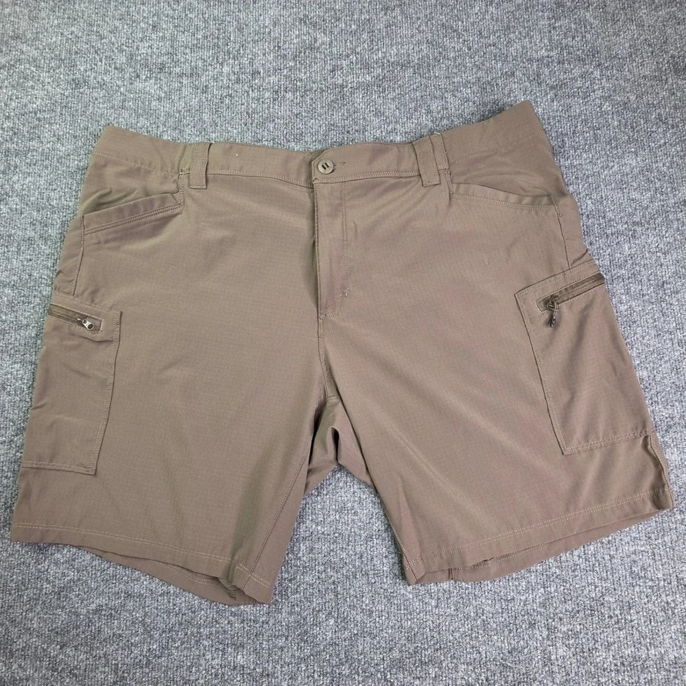 5.11 Tactical Cargo Shorts Mens 44 Brown Ripstop Stretch Utility 73365-367